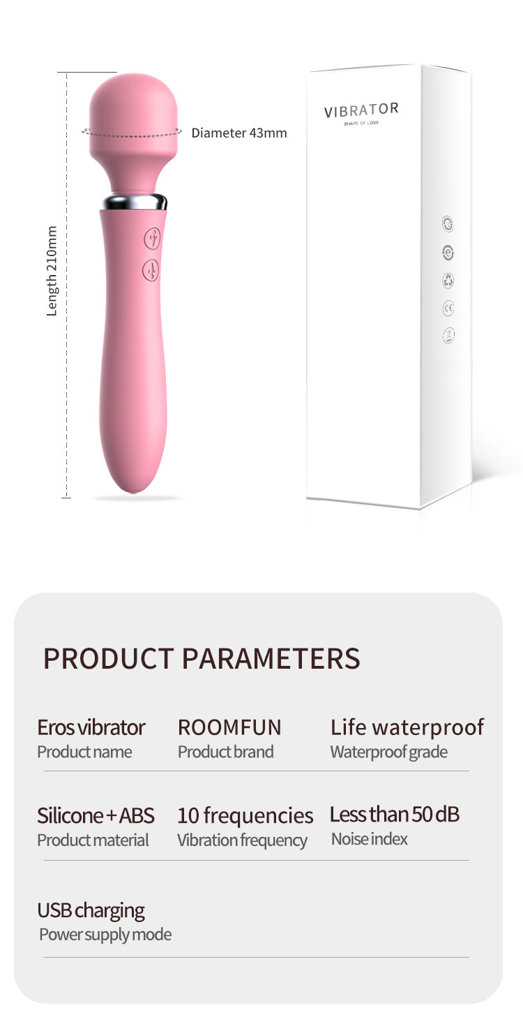 Roomfun® Sex massage AV Vibrator Stick G spot vibrator sex toy for woman12