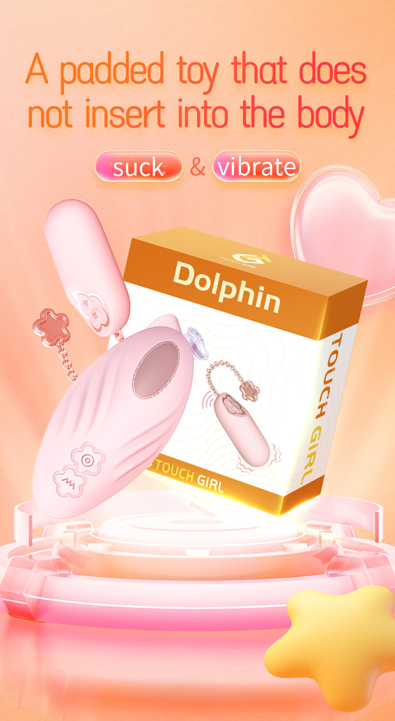 TOUCH GIRL®Dolphin remote control suck and vibrate female massager for women1 (1)