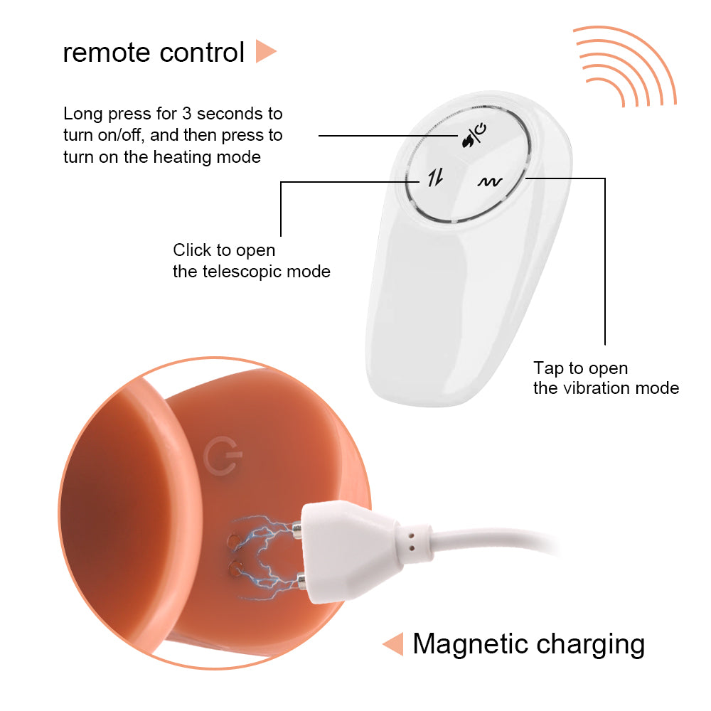 TSN Multi function expandable Dildo high quality flirting vibrator wireless remote penis for women2
