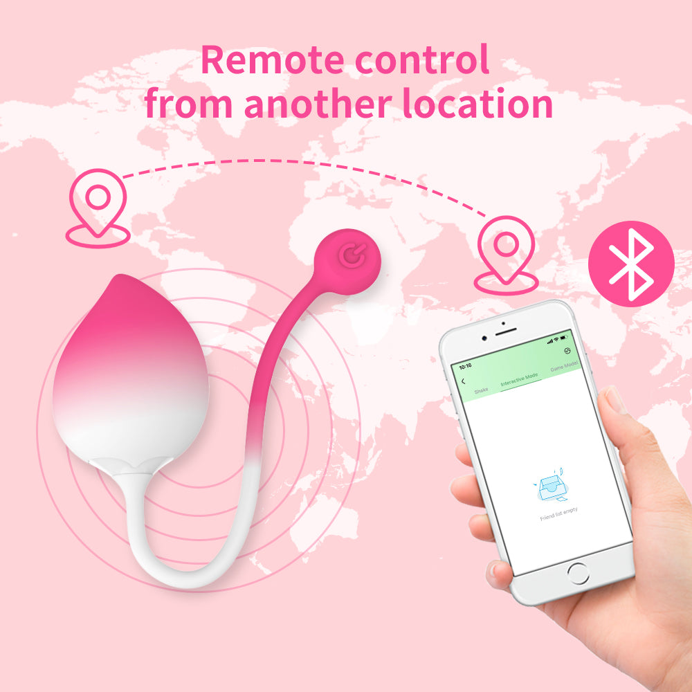 Touch Girl® Honey Peach App control wireless female Vibrator 2