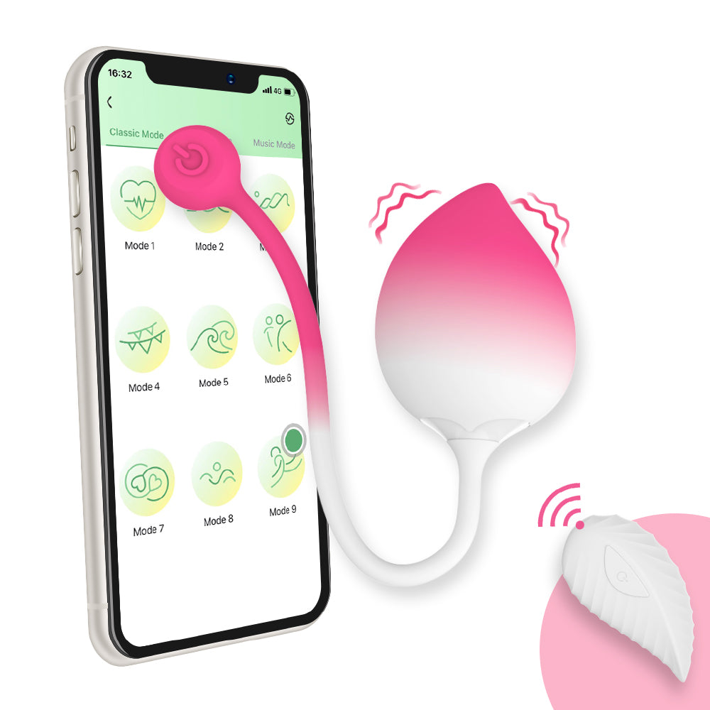 Touch Girl® Honey Peach App control wireless female Vibrator 7