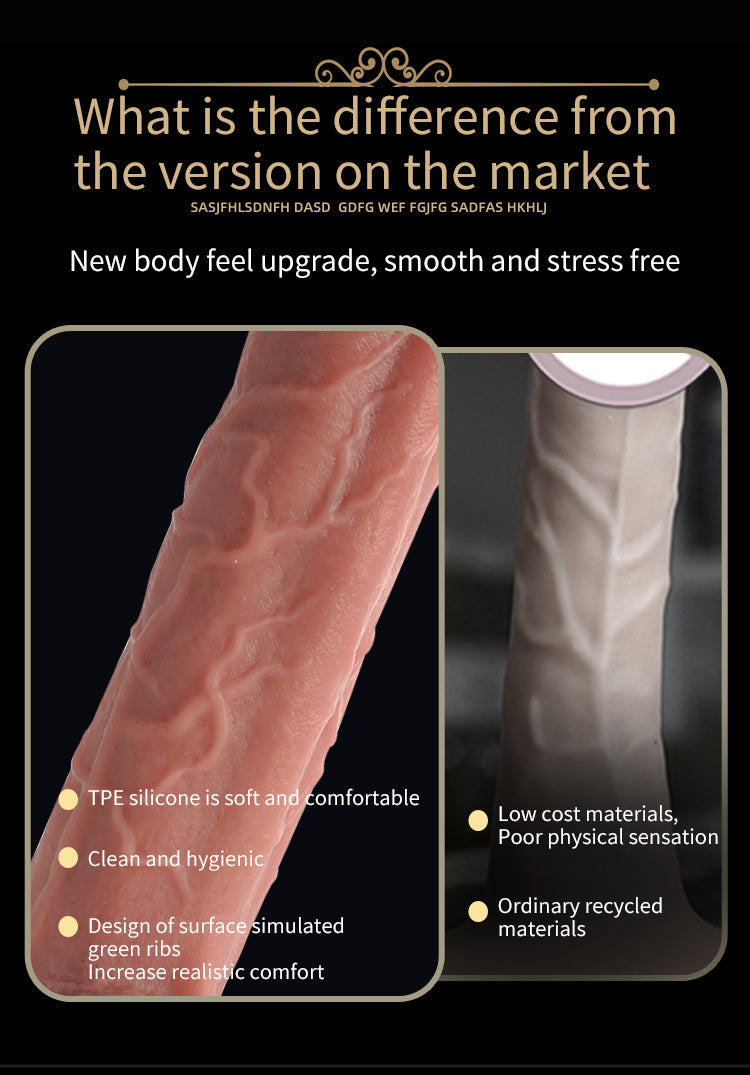 Touch Girl dildo Knight's penis flesh color multiple size for women11