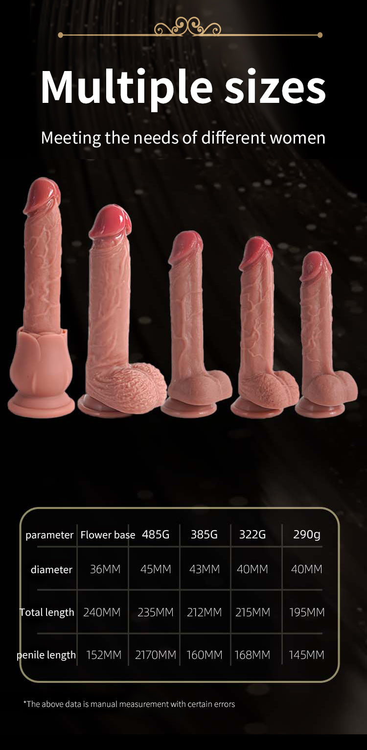 Touch Girl dildo Knight's penis flesh color multiple size for women13