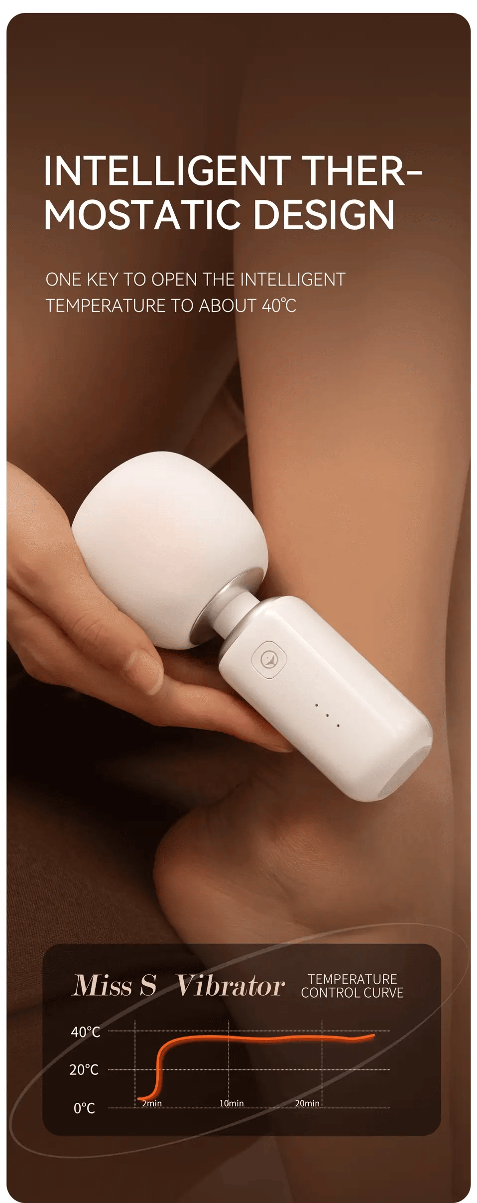 XIUXIUDA® Miss S AV stick Vibrator Auto Heating APP Control Female G Spot Massager 13