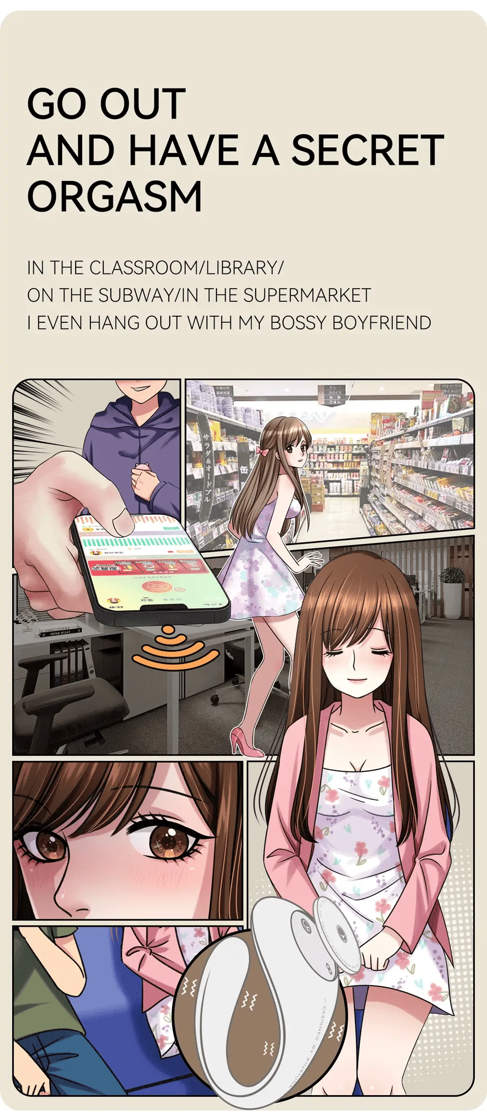 XIUXIUDA® ROAM PRO AI Wearable Bullet Vibrator Designed for Intimate Pleasure15