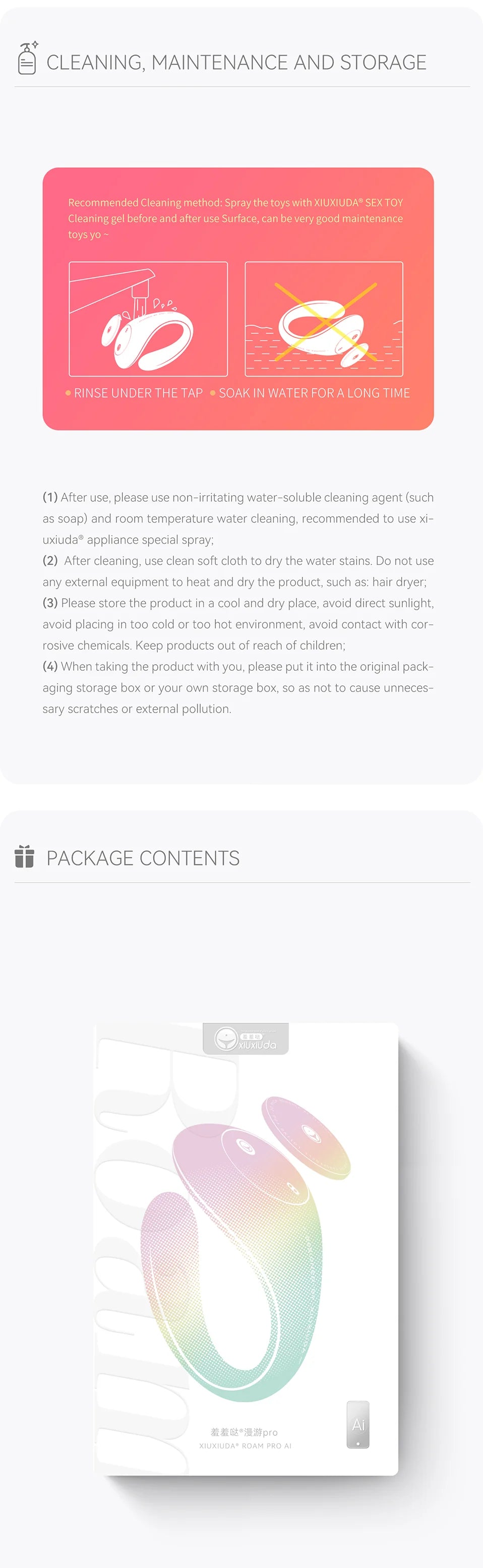 XIUXIUDA® ROAM PRO AI Wearable Bullet Vibrator Designed for Intimate Pleasure28