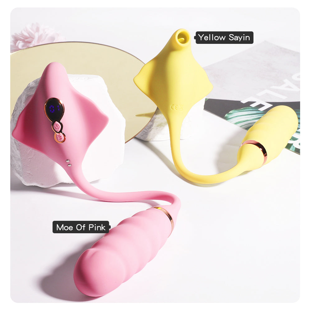 YEAIN®Devil Fish Vibrators stretch and sucking succionador clitoris jump egg female Masturbation 8