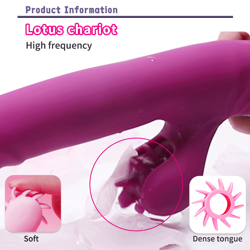 YEAIN®Hot wheel telescoplc vibrators tongue licking high frequency retraction female masturbation stick6