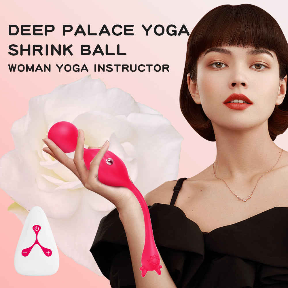 Yoga electric shock pussy ball deep palace yoga shrink ball remote control1