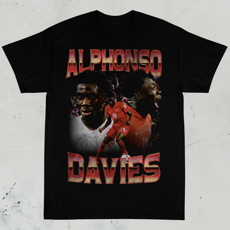 Alphonso Davies - Team Canada Graphic Tee - STREETWEAR