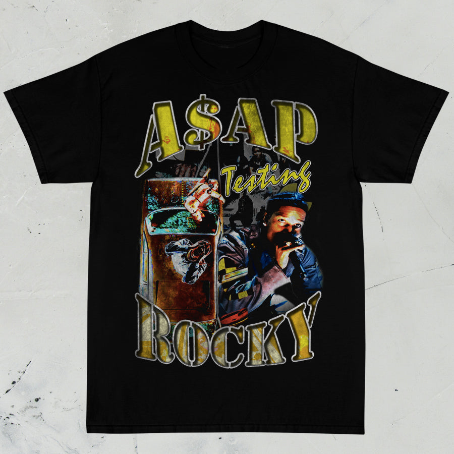 A$AP Rocky - Testing Graphic Tee - STREETWEAR