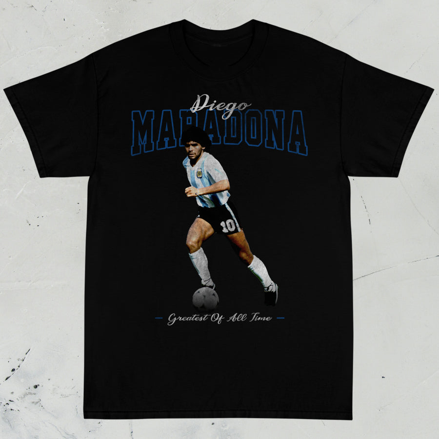 Diego Maradona - Argentina Soccer G.O.A.T Edition Graphic Tee - STREETWEAR