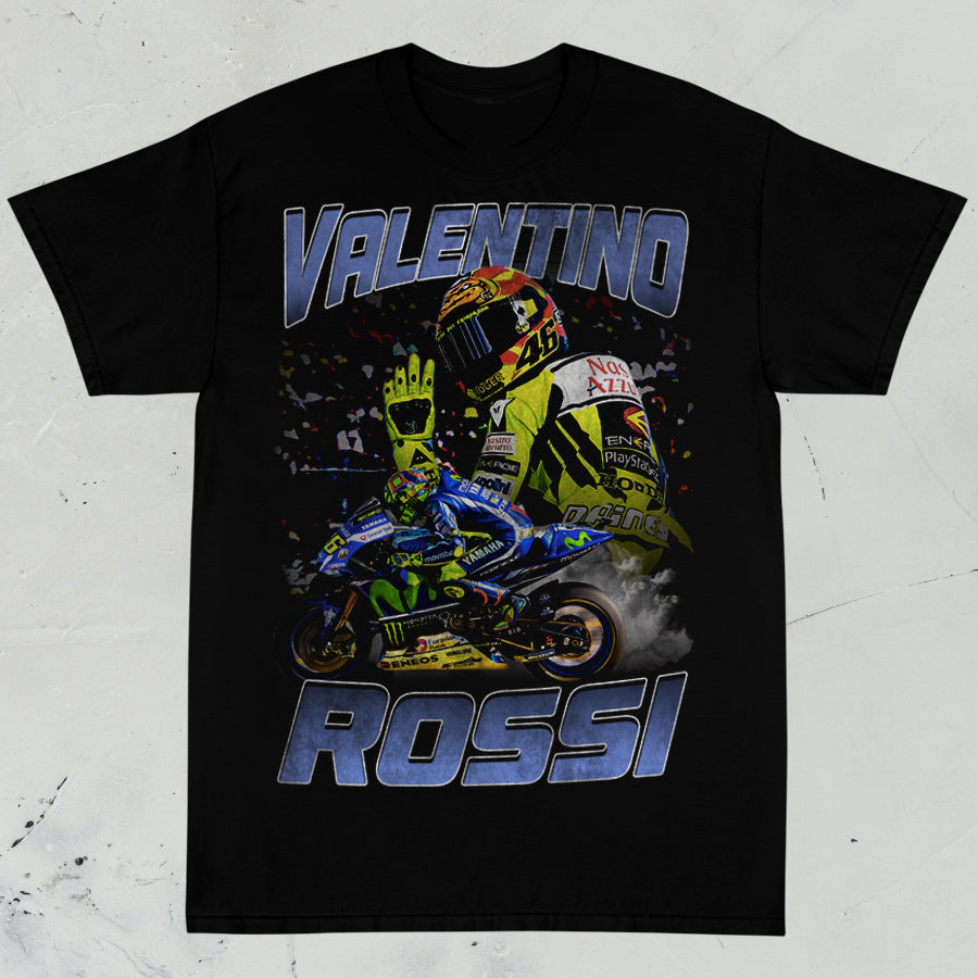 Valentino Rossi - Moto Racing Graphic Tee - STREETWEAR