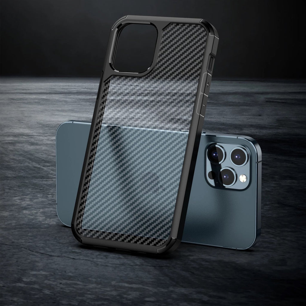 Carbon Fiber Matte Shockproof Case For iPhone 11&12 Series – Aprozone