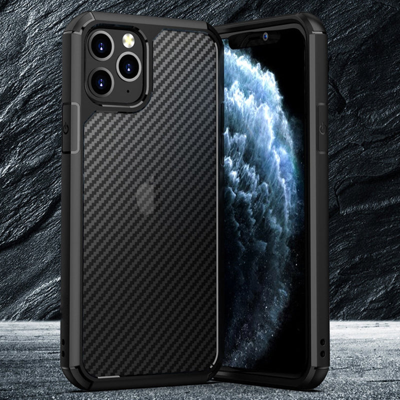 Carbon Fiber Matte Shockproof Case For iPhone 11&12 Series – Aprozone