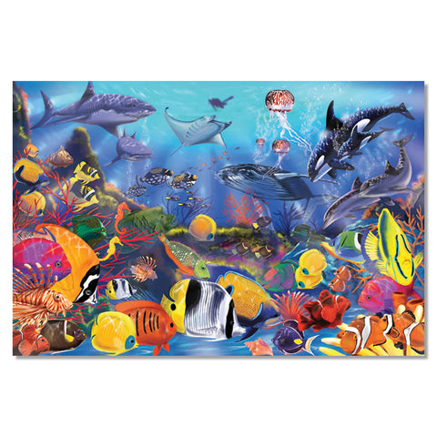 Melissa & Doug Best Ocean Toys & Gifts for Kids Underwater Floor Puzzle - 48 Pieces