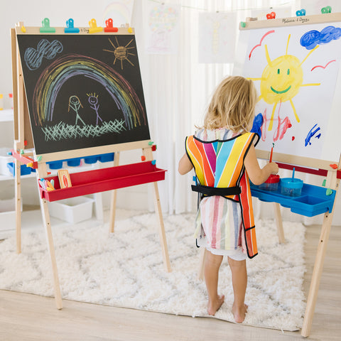 Melissa & Doug® Deluxe Wooden Standing Art Easel