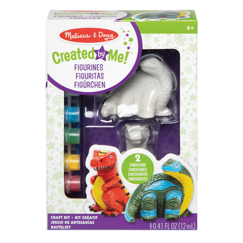 Melissa & Doug Best Dinosaur Toys & Gifts Created by Me Dinosaur Figurines Craft Kit