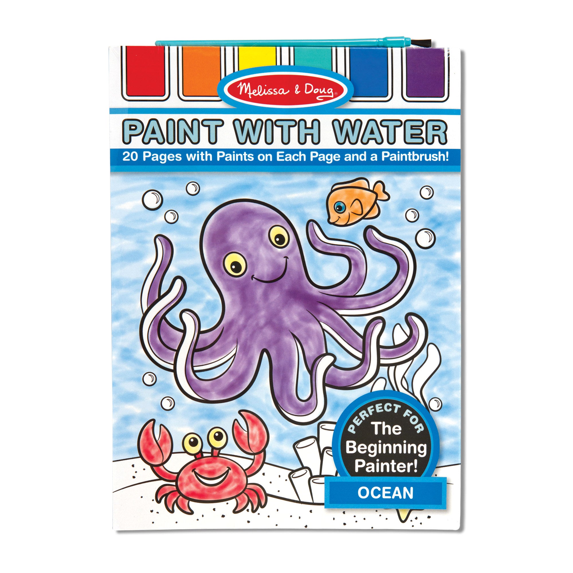  Melissa & Doug My First Paint With Water Coloring Book: Animals  (24 Painting Pages) : Melissa & Doug: Toys & Games