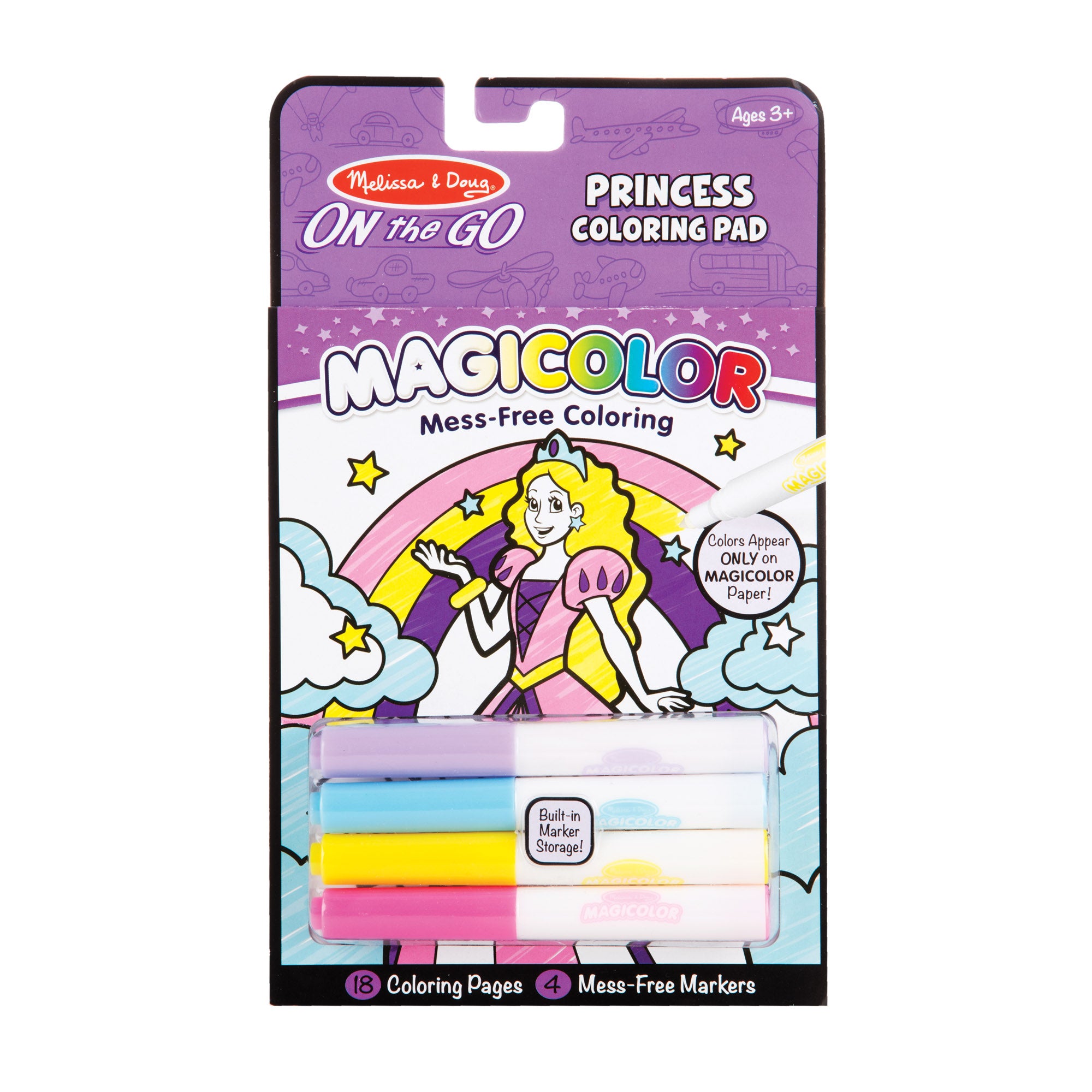 Melissa & Doug Sticker Collection and Coloring Pads Set: Princesses,  Fairies, Animals, and More - FSC-Certified Materials