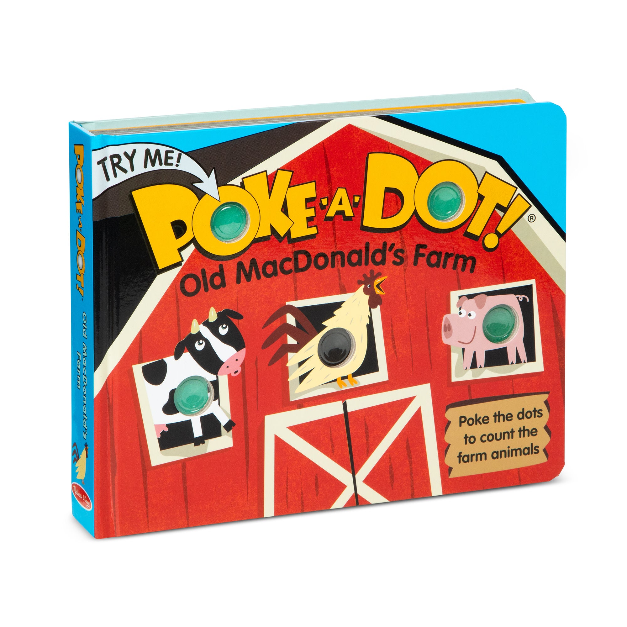 Melissa & Doug Children's Book - Poke-a-Dot: What's Your Favorite Color  (Board Book with Buttons to Pop) - Poke A Dot /Push Pop Book For Toddlers  And