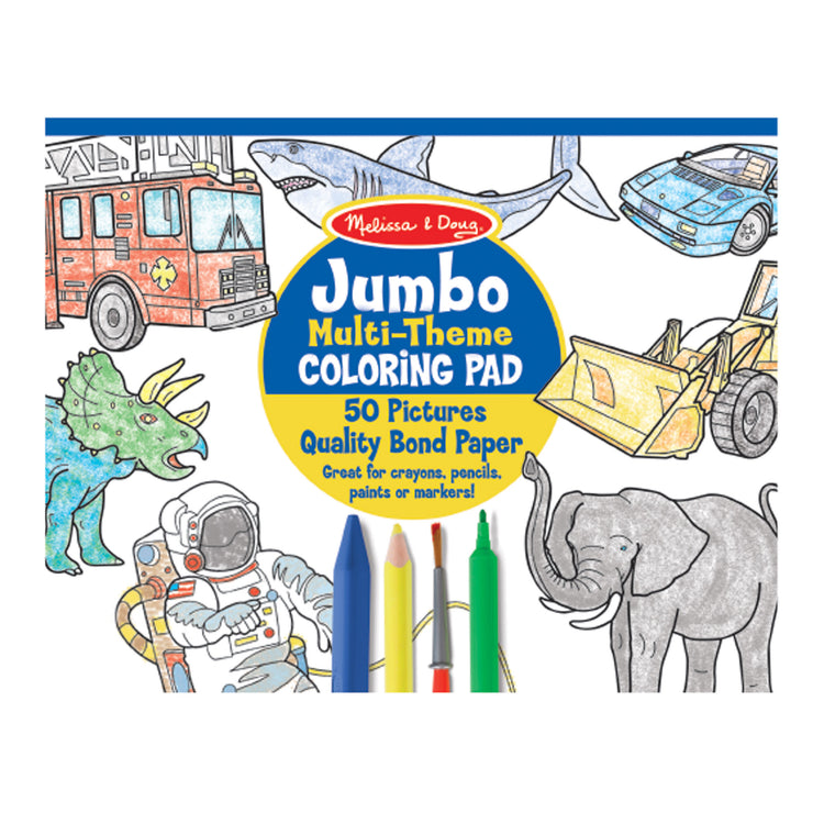 Melissa & Doug Album da Colorare Jumbo - Principesse e Fate bambina