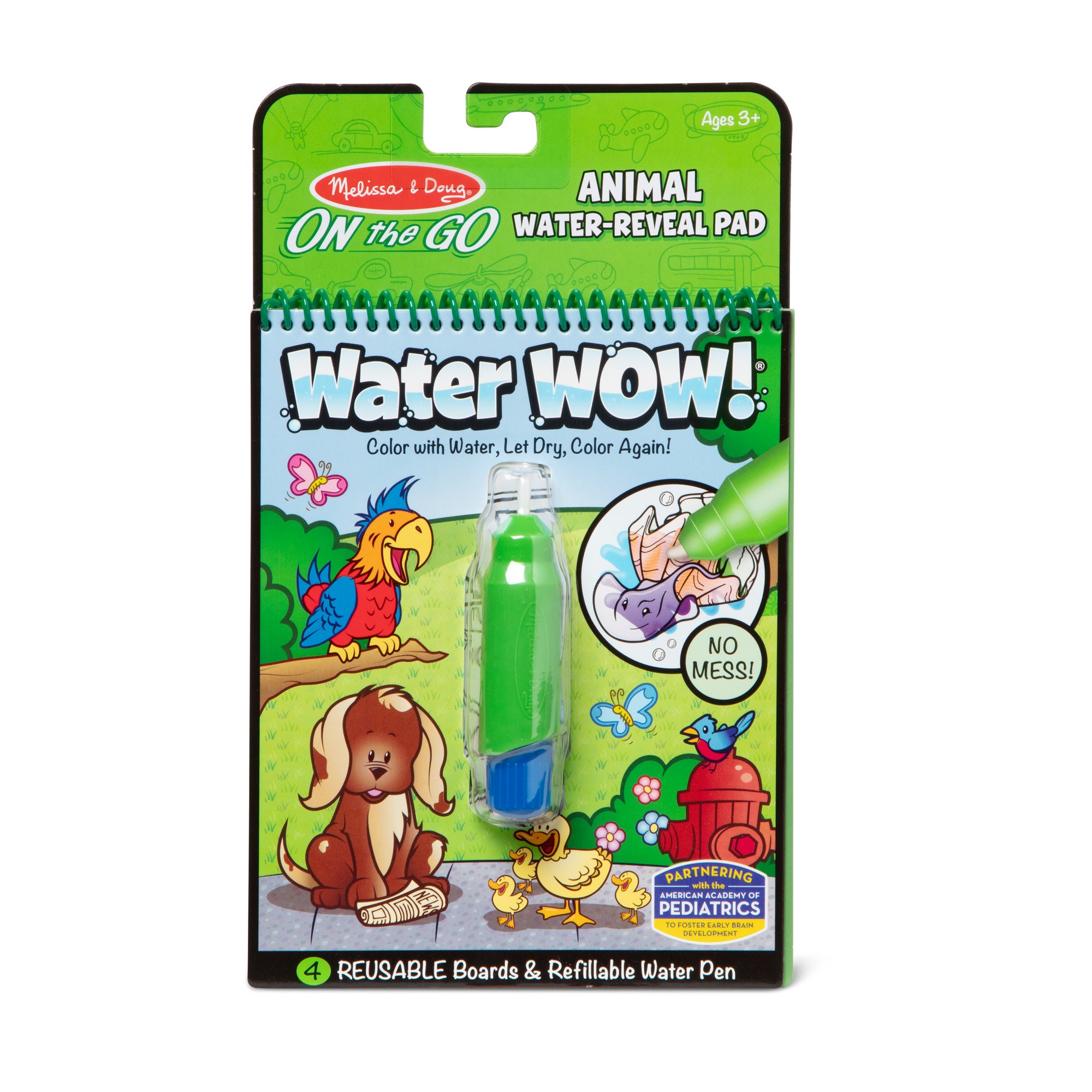 MELISSA & DOUG On The Go Water Wow! 3-Pack (The Original Reusable Coloring  Books - Animals, Alphabet, Numbers - Great Gift For Girls And Boys - Best  For 3, 4, And 5