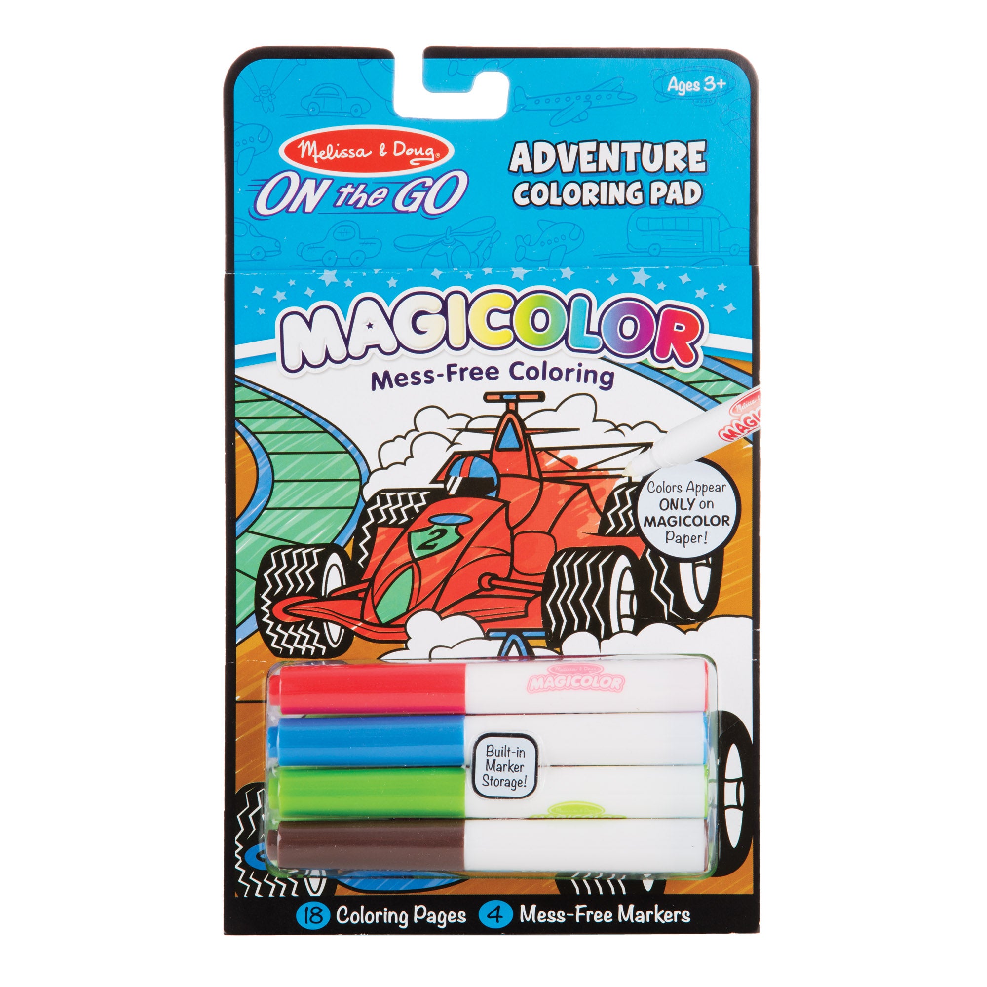 Design Originals Perfectly Portable Coloring Book, Color Fun: On-The-Go!