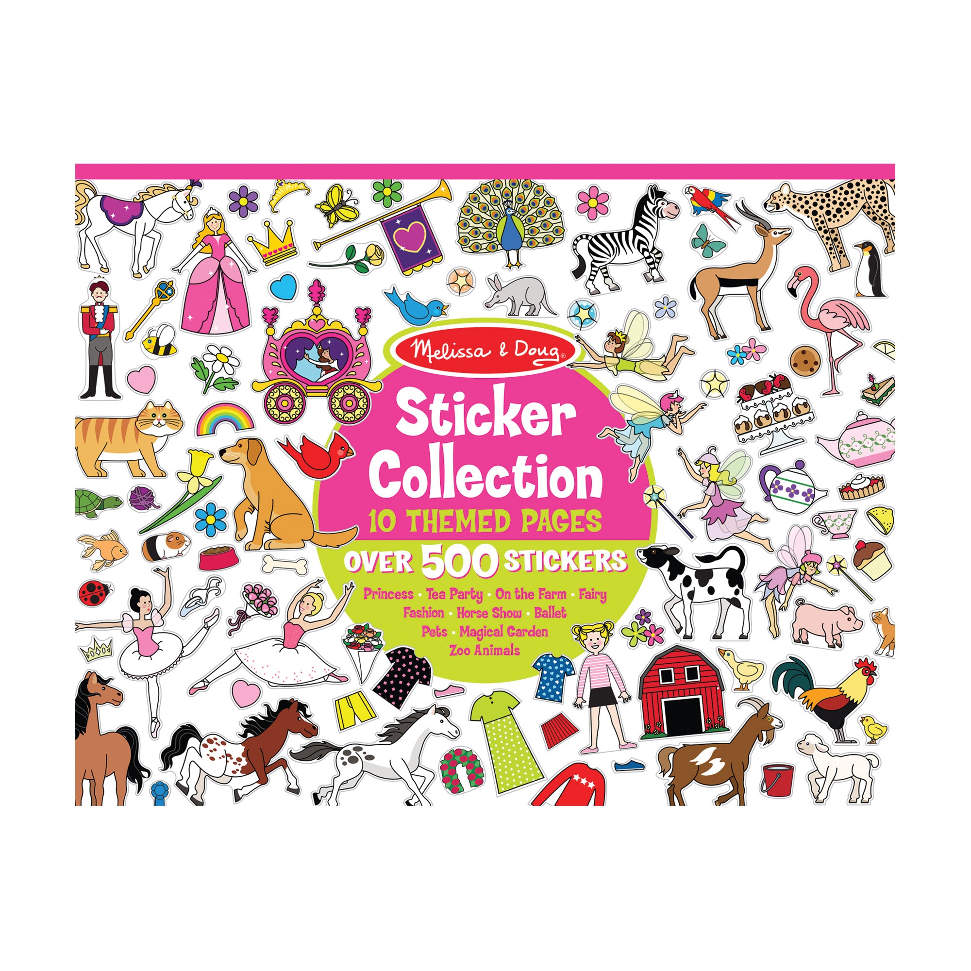 Cute Foods Around Town Sticker Book: Over 500 Stickers and 12