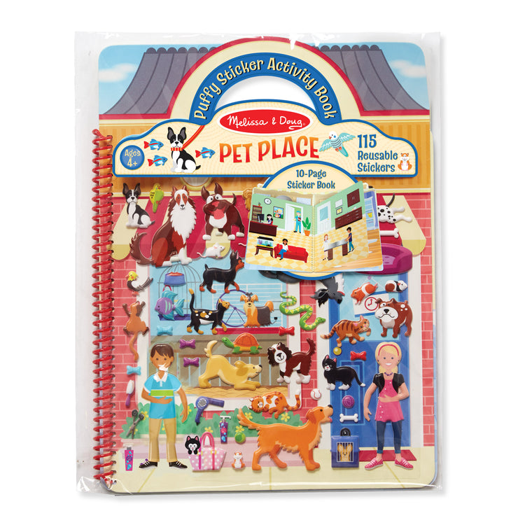 Melissa & Doug PAW Patrol La Pat' Patrouille Bloc d'autocollants  réutilisables, Livre d'autocollants, Packs activités avions et voyages,  Loisirs