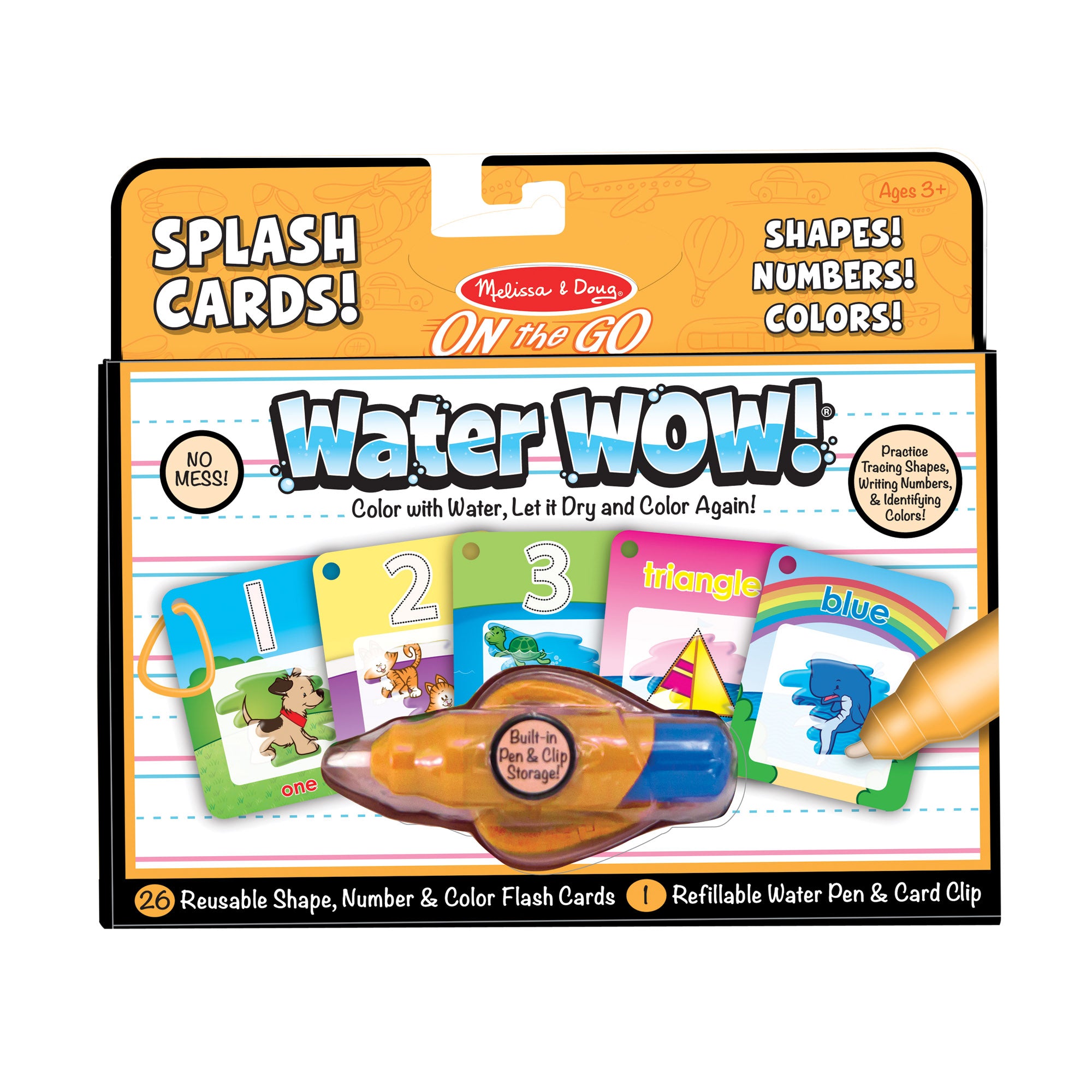 Melissa & Doug On The Go Water Wow! 3-Pack – Bindis and Bottles
