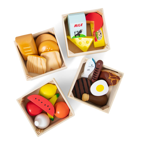 Melissa & Doug Food Groups Play Food Set