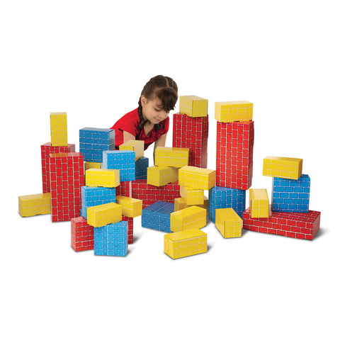 Melissa & Doug Fun Activities for 2-Year-Olds Deluxe Jumbo Cardboard Blocks
