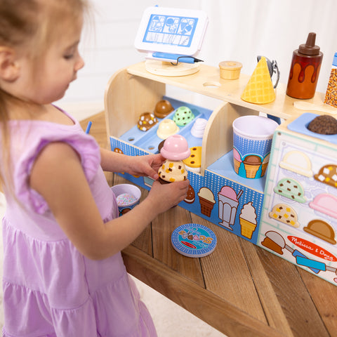 Melissa & Doug Toy Spotlight Cool Scoops Ice Creamery blog post