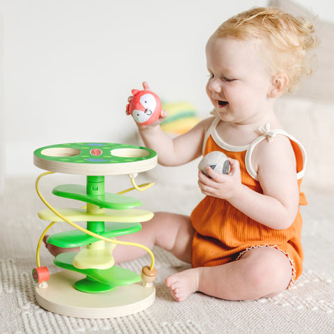 Natural Toddler Toys  Chunky Wooden Whale Puzzle