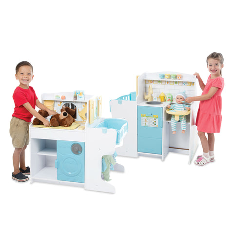 Melissa & Doug What Playing Dollhouse Teaches Our Children Mine to Love Baby Care Activity Center