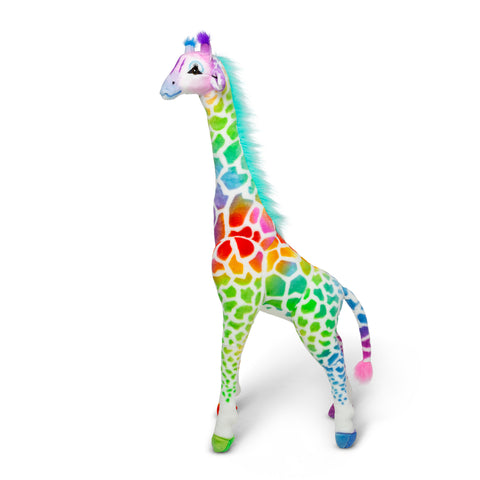 Melissa & Doug Meet Our New Plush Rainbow Giraffe Available Online Only blog post