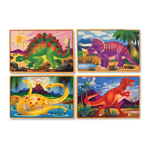 Melissa & Doug Best Dinosaur Toys & Gifts Dinosaur Jigsaw Puzzles in a Box