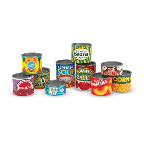 Melissa & Doug Grocery Cans 