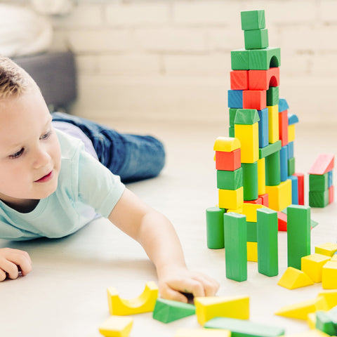 Melissa & Doug Top Toys for Grandparents 100 Piece Wooden Blocks Set