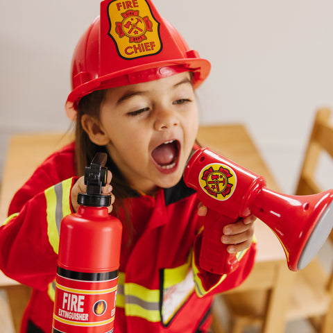 Melissa & Doug Fire Chief Role Play Costume Set