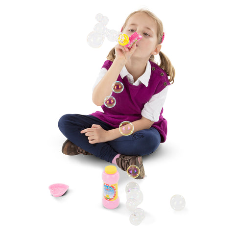 Melissa & Doug Blowing Bubbles as a Skill Builder Blog Post