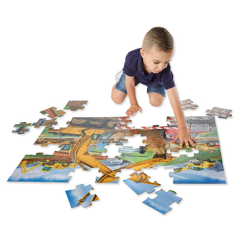 Melissa & Doug Power of Problem Solving Play Building Site Floor Puzzle