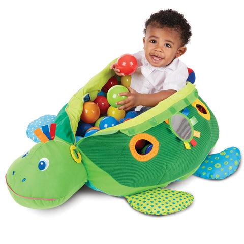 Melissa & Doug Fun Activities for 1-Year-Olds Turtle Ball Pit