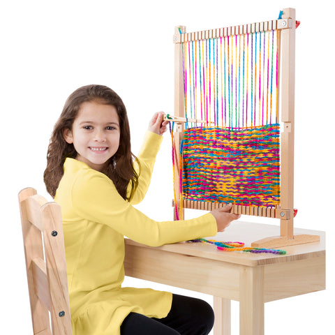 Melissa & Doug How to Weaving Loom for Kids blog post Multi-Craft Weaving Loom