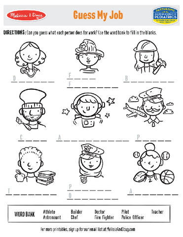 Melissa & Doug 9 Free Back to School Printables for Kids