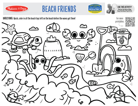 Melissa & Doug FREE Beach Day Printables & Activities for Kids blog post