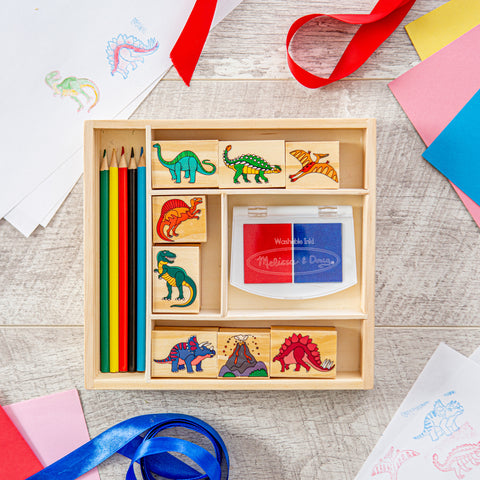 Melissa & Doug Dinosaur Stamp Set