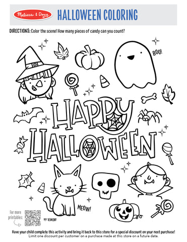 Melissa & Doug Free October Printables & Activities for Kids blog post