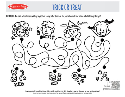 Melissa & Doug Free October printables & activities for kids